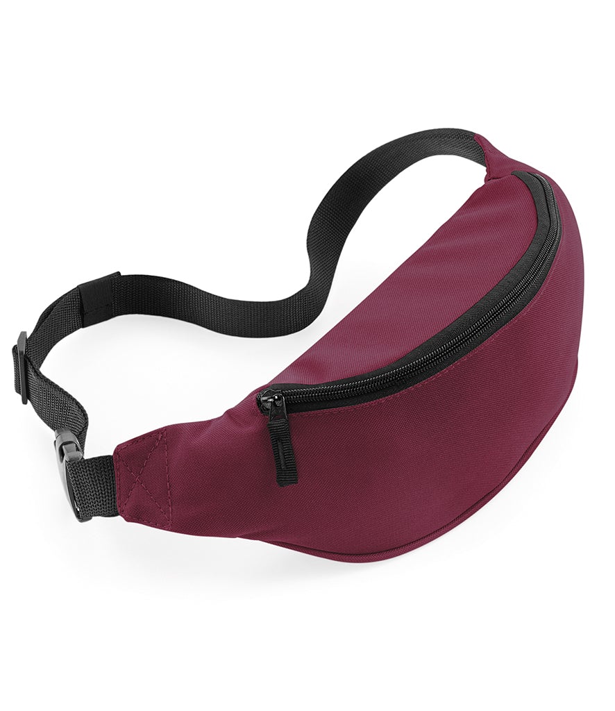 Fully Personalised Burgundy Colour Waist Bag Belt Bag