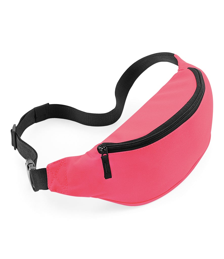 Fully Personalised Fluorescent Pink Colour Waist Bag Belt Bag