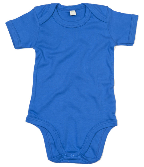 Buy black Fully Personalised Royal Blue UNISEX Baby Vest