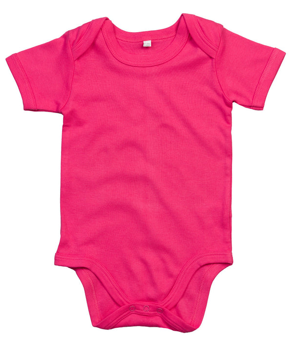 Fully Personalised Fuschia Pink UNISEX Baby Vest - 1