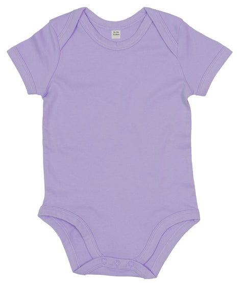 Fully Personalised Lavender UNISEX Baby Vest