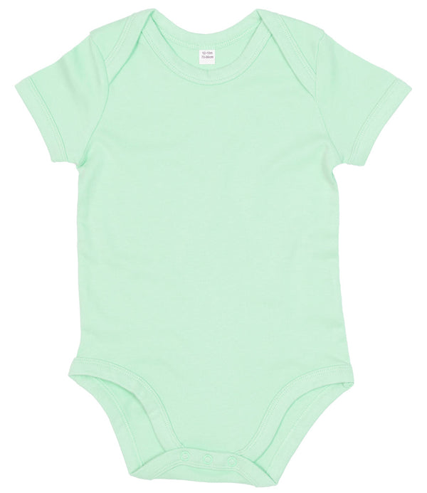 Fully Personalised Mint Green UNISEX Baby Vest - 1