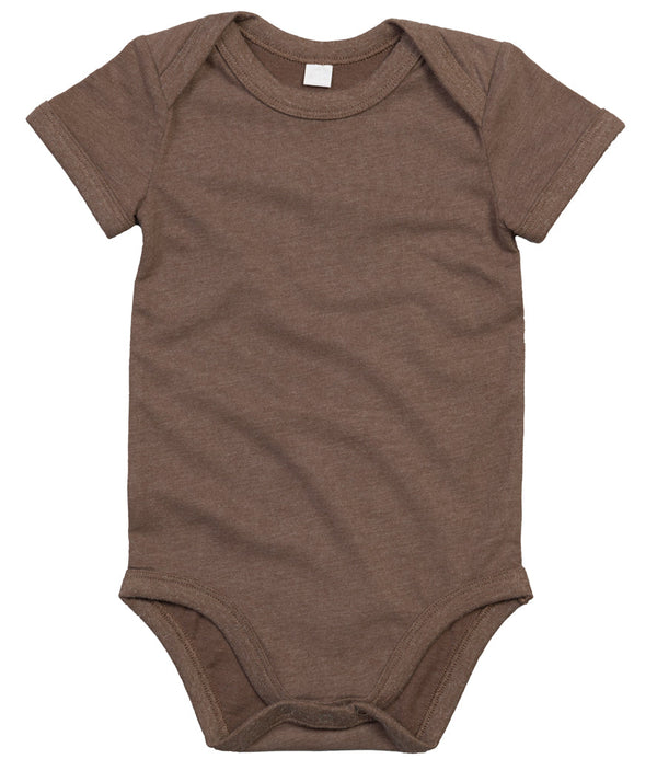 Fully Personalised Brown UNISEX Baby Vest - 1