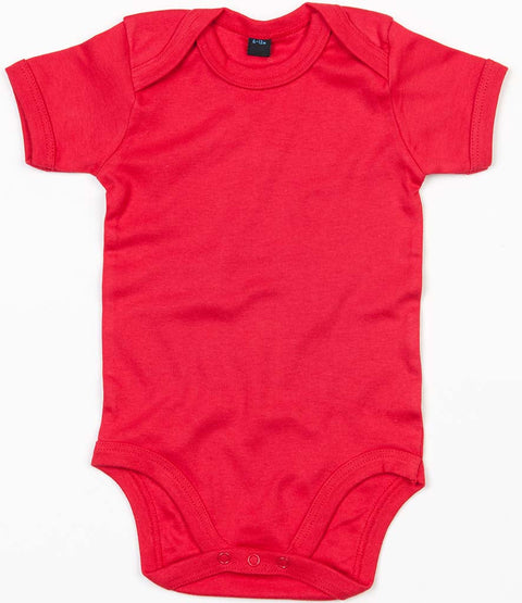 Fully Personalised Red UNISEX Baby Vest