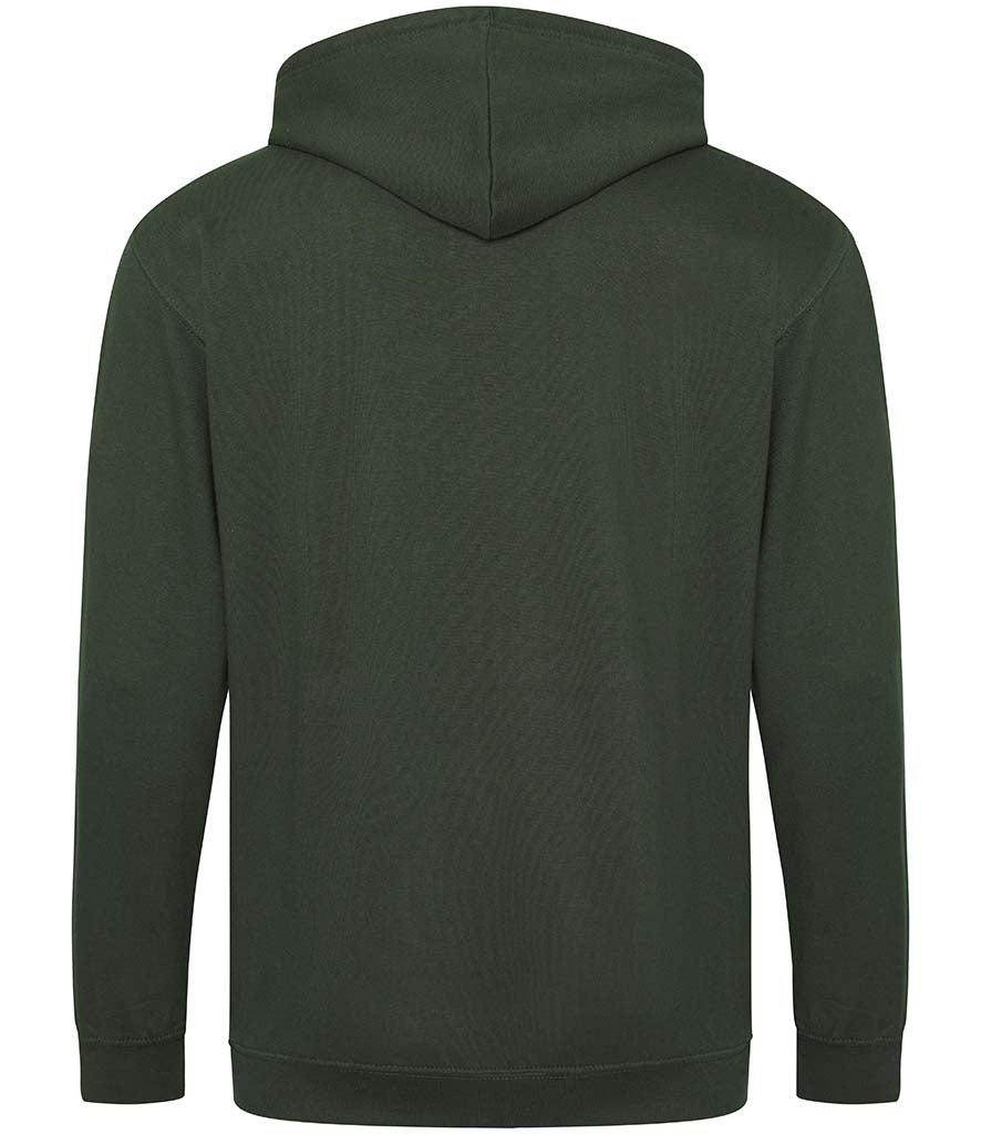 Fully Personalised Bottle Green (Dark Green) UNISEX Zip Hoodie - Create Your Design