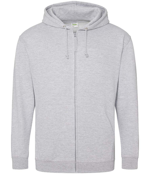 Fully Personalised Sports Grey UNISEX Zip Hoodie - Create Your Design - 1