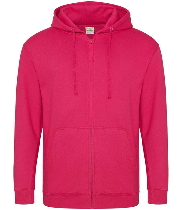 Fully Personalised Fuschia Pink UNISEX Zip Hoodie - Create Your Design - 1