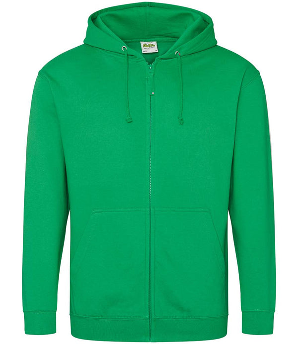 Fully Personalised Irish Green UNISEX Zip Hoodie - Create Your Design - 1
