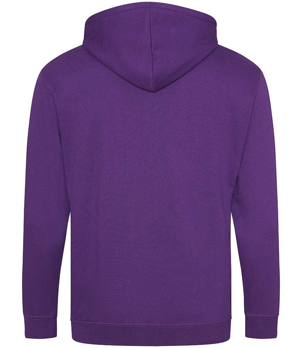 Fully Personalised Purple UNISEX Zip Hoodie - Create Your Design - 2