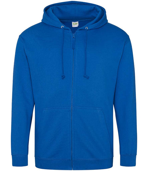 Fully Personalised Royal Blue UNISEX Zip Hoodie - Create Your Design