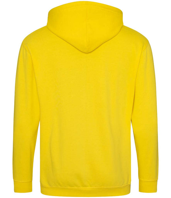 Fully Personalised Sunflower Yellow UNISEX Zip Hoodie - Create Your Design - 2