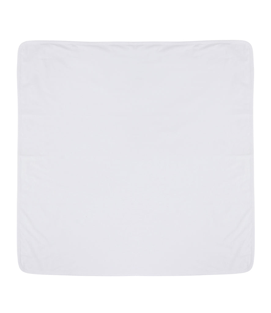 Personalised White Baby Blanket