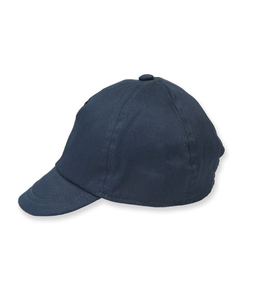 Fully Personalised Navy Blue Baby Baseball Cap