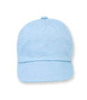 Fully Personalised Light Blue Baby Baseball Cap - 1