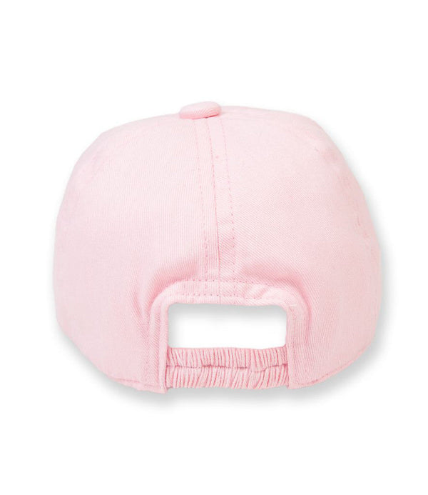 Fully Personalised Light Pink Baby Baseball Cap - 2