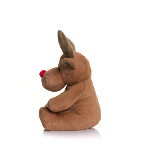 Personalised Reindeer Animal Christmas Teddy Cuddle Toy - 0