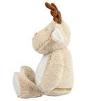 Personalised Light Brown Reindeer Animal Christmas Teddy Cuddle Toy - 2