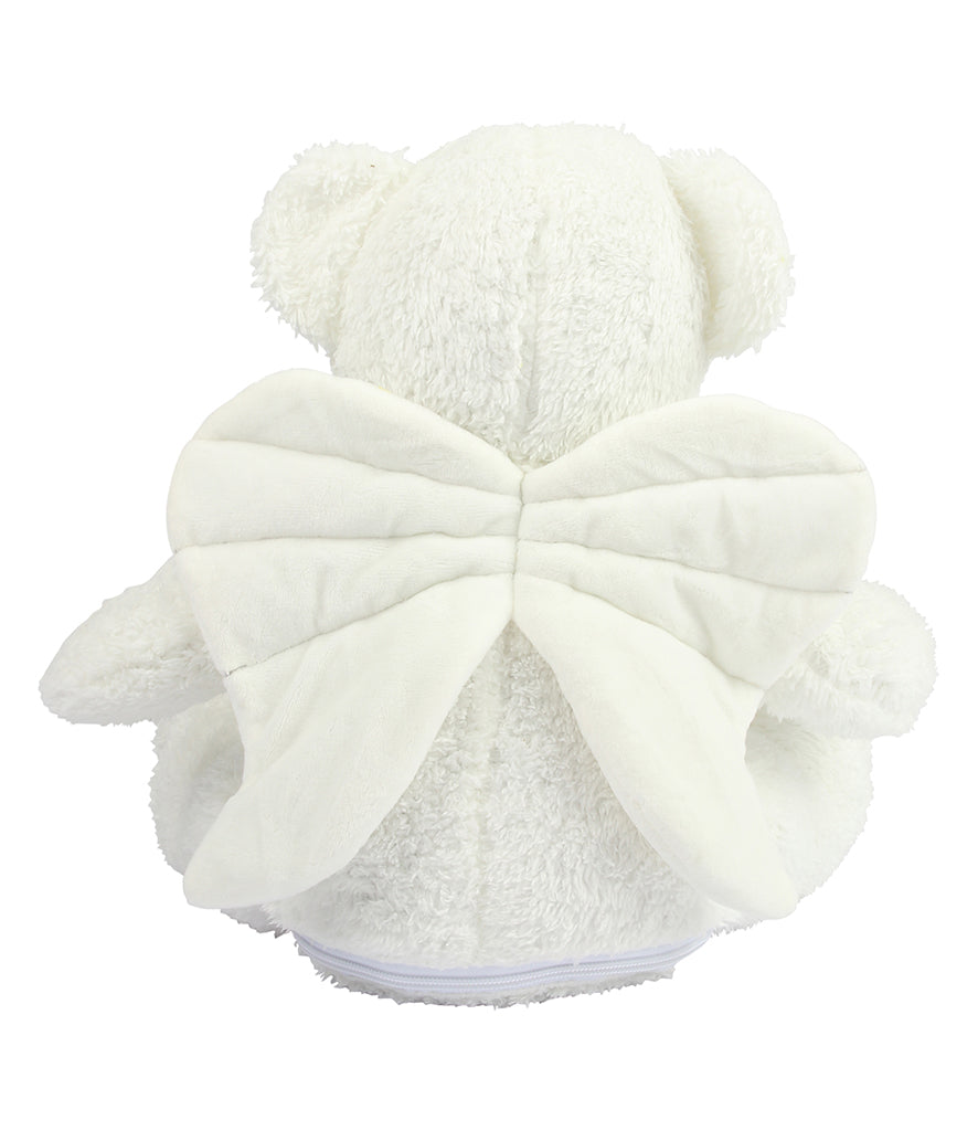 Personalised Large White Angel Animal Teddy Cuddle Toy