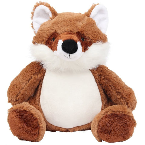 Personalised Brown Fox Large Animal Teddy Cuddle Toy