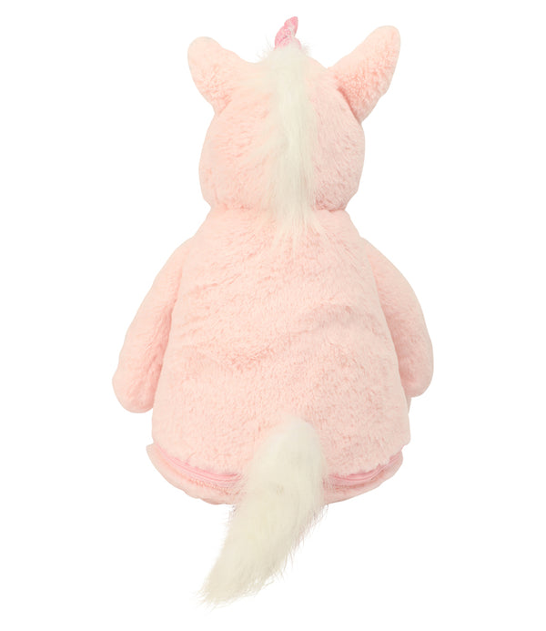 Personalised Pink Unicorn Animal Teddy Cuddle Toy - 4