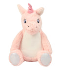 Personalised Pink Unicorn Animal Teddy Cuddle Toy - 2