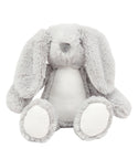 Personalised Grey Bunny Rabbit Animal Teddy Floppy Ears Cuddle Toy - 1