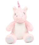 Personalised Pink Unicorn Animal Teddy Cuddle Toy - 1