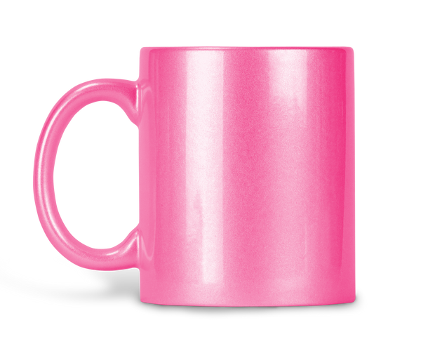 Personalised Pink Glitter Photo Picture Mug Add Text - 1