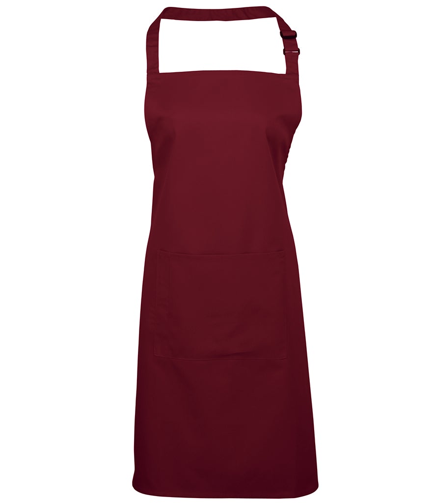 Fully Personalised Apron - Burgundy UNISEX