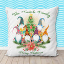 Personalised Christmas Gonk Multiple Family Cushion - 1
