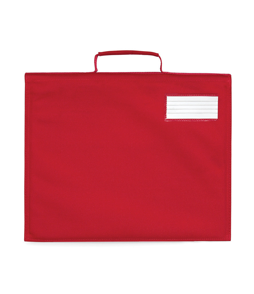 Fully Personalised Red Classic School Book Bag