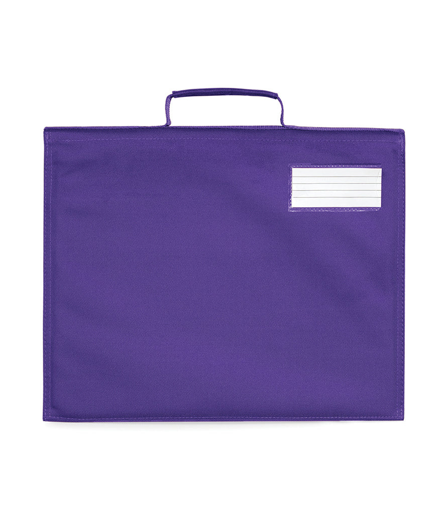 Fully Personalised Purple Classic School Book Bag