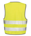 Fully Personalised With Your Logo UNISEX Fluorescent Yellow Hi-Vis High Visibility Vest - 2