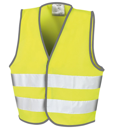 Fully Personalised With Your Logo UNISEX Fluorescent Yellow Hi-Vis High Visibility Vest