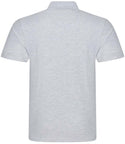 Fully Personalised Heather Grey UNISEX Polo Shirt - Create Your Design - 2