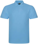 Fully Personalised Duck Egg Blue (light blue) UNISEX Polo Shirt - Create Your Design - 1