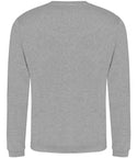 Fully Personalised Heather Grey UNISEX Sweatshirt Jumper - 2