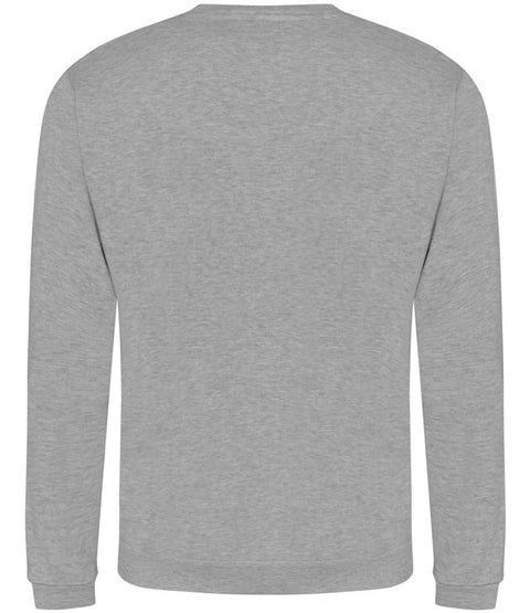 Fully Personalised Heather Grey UNISEX Sweatshirt Jumper - 0