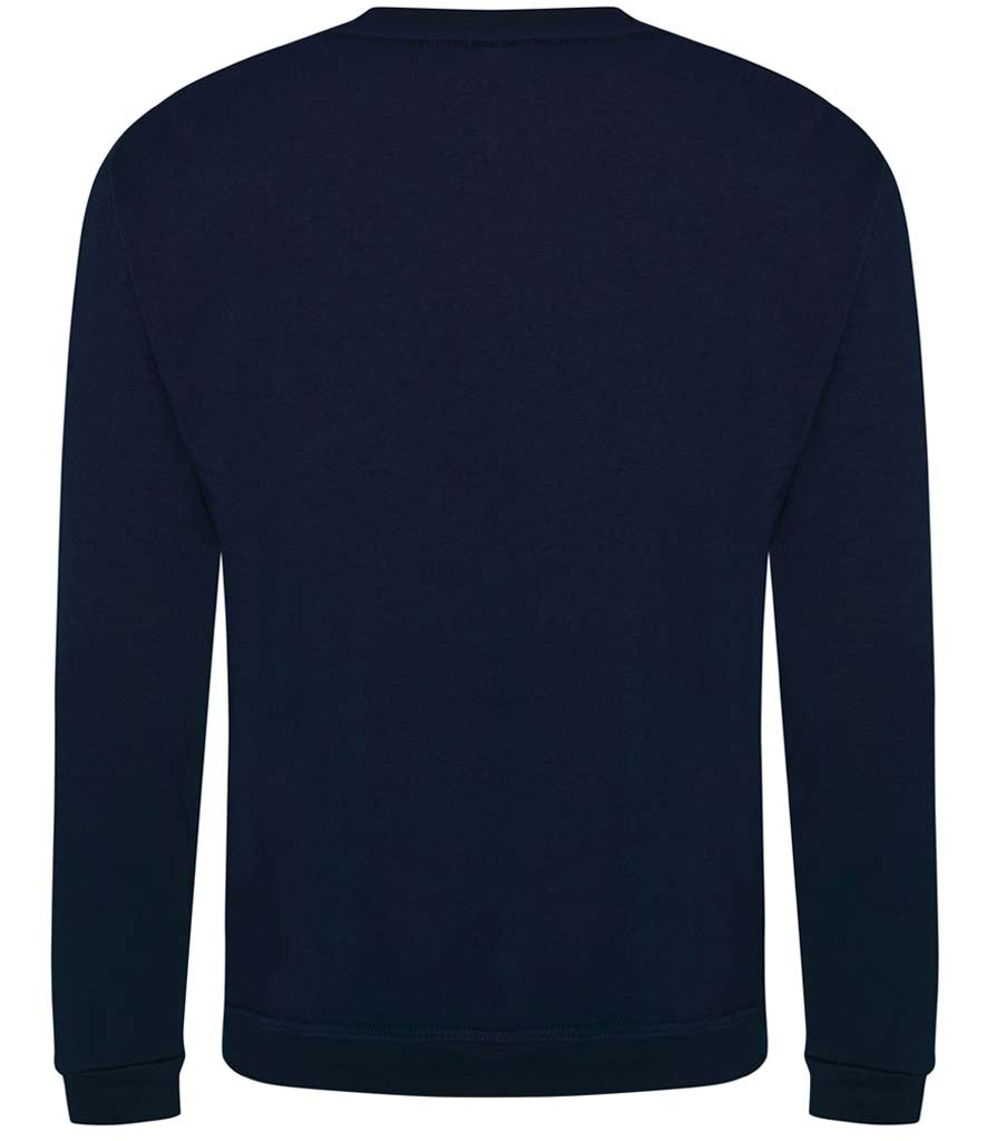 Fully Personalised Navy Blue UNISEX Sweatshirt Jumper