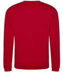 Fully Personalised Red UNISEX Sweatshirt Jumper - 2