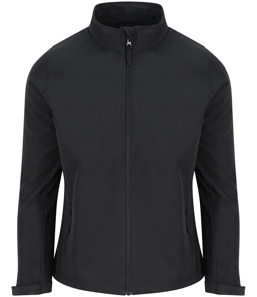 Fully Personalised Black UNISEX Regatta Soft Shell Jacket