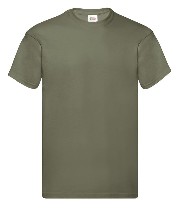 Fully Personalised Military Green UNISEX Tshirt - Create Your Design - 1