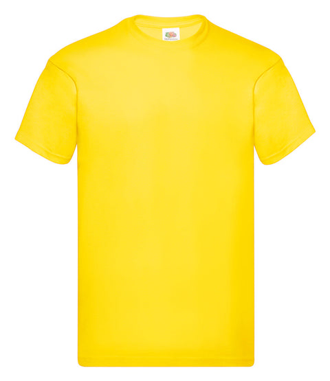 Fully Personalised Yellow UNISEX Tshirt - Create Your Design