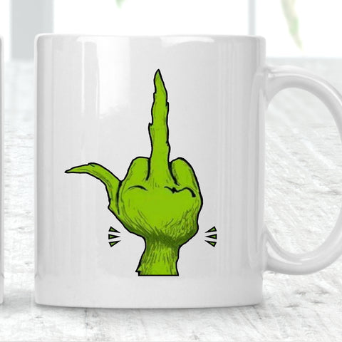 Grinch Cup of F*ckoffee Christmas Mug (18+) Adult Gift - 0