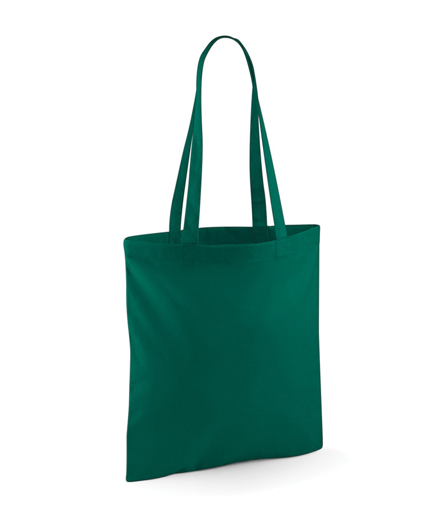 Fully Personalised Westford Mill Bottle Green (Dark Green) Long Handled Tote Bag - Perham Prints
