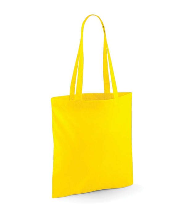 Personalised Yellow Long Handled Tote Bag - 1