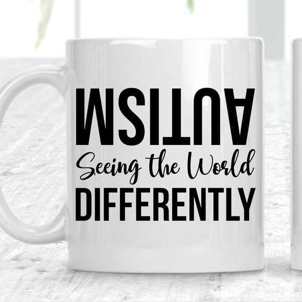 Autism Seeing The World Differently Mug - 1
