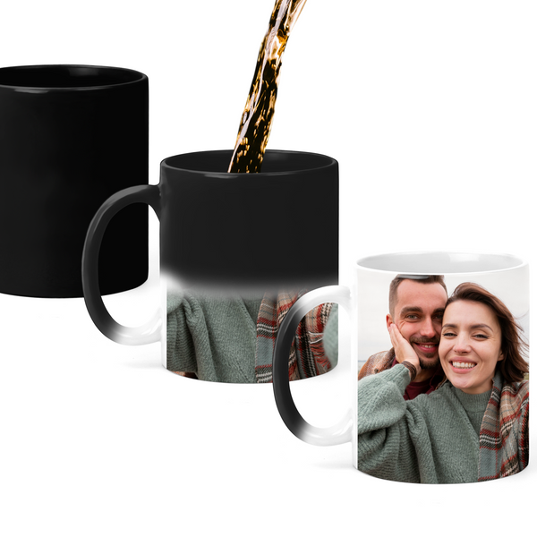 Personalised Colour Changing Picture Photo Cup Mug Regular Size 15oz - 1