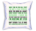 Popular Parent Sayings Quotes Printed onto a Cushion - 3