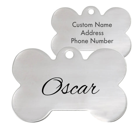 Personalised Engraved Dog Tag Necklace